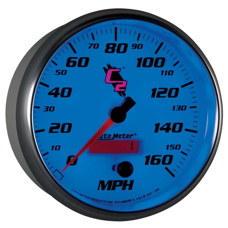 Autometer C2 5 inch 160MPH In - Dash Electronic Programmable Speedometer Universal | 7289 - JDMuscleMulti Gaugesatm7289