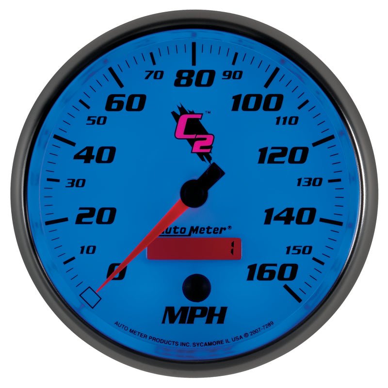 Autometer C2 5 inch 160MPH In - Dash Electronic Programmable Speedometer Universal | 7289 - JDMuscleMulti Gaugesatm7289
