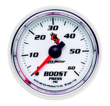 Autometer C2 52mm 0 - 60 PSI Mechanical Boost Gauge Universal | 7105 - JDMuscleBoost Gaugesatm7105