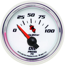 Autometer C2 52mm Electric 0 - 100 PSI Oil Pressure Gauge Universal | 7127 - JDMusclePressure Gaugesatm7127
