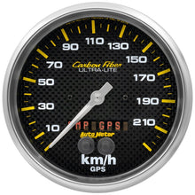 Autometer Carbon Fiber 5in. 0 - 225 KM/H GPS Speedometer Gauge Universal | 4881 - M - JDMuscleMulti Gaugesatm4881-M