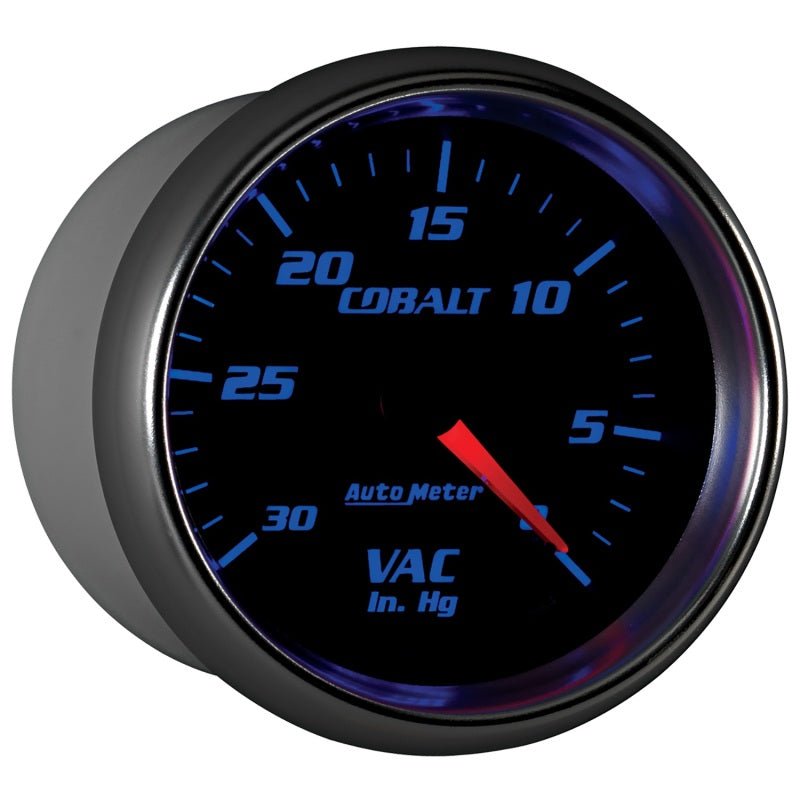 Autometer Cobalt 2 - 5 / 8in. / 0 - 30 IN HG / Mechanical Vacuum Gauge Universal | 7984 - JDMuscleBoost Gaugesatm7984