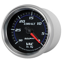 Autometer Cobalt 2 - 5 / 8in. / 0 - 30 IN HG / Mechanical Vacuum Gauge Universal | 7984 - JDMuscleBoost Gaugesatm7984