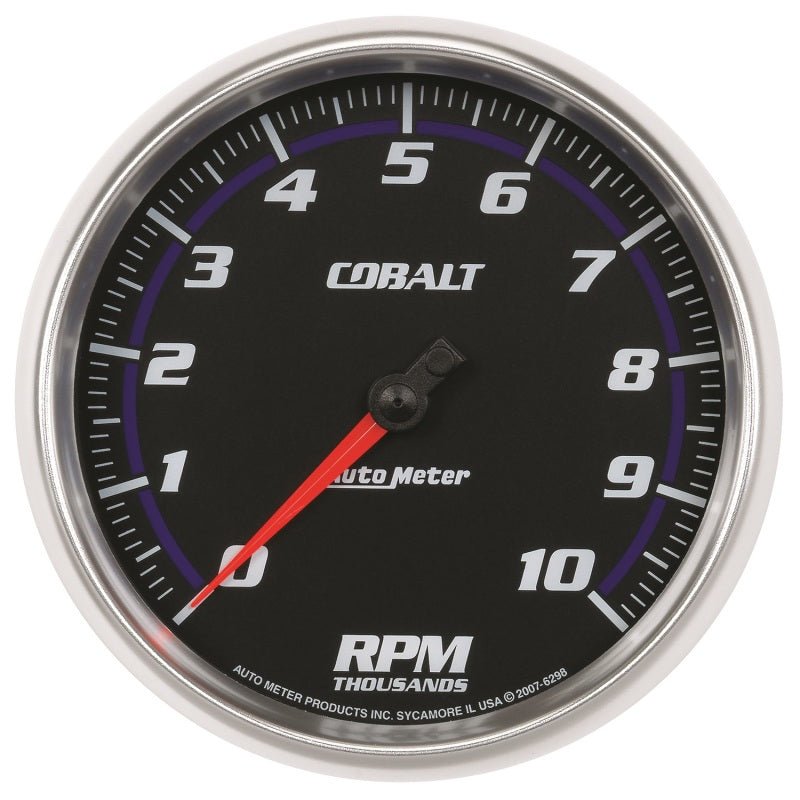 Autometer Cobalt 5in 10,000RPM In - Dash Tachometer Universal | 6298 - JDMuscleTachometersatm6298