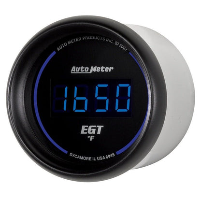 Autometer Cobalt EGT Exhaust Gas Temperature Gauge Digital Blue LED 52mm Universal | 6945 - JDMuscleEGT Gaugesatm6945
