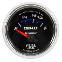 Autometer Cobalt Gauge Fuel Level 2 1/16in 16e To 158f Elec Cobalt Universal | 6118 - JDMuscleMulti Gaugesatm6118