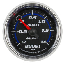 Autometer Cobalt Gauge Vac/Boost 2 1/16in - 1 - +2 Bar Mechanical Cobalt Universal | 6280 - M - JDMuscleBoost Gaugesatm6103-M2