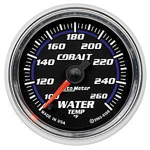 AutoMeter Cobalt Series Water Temp Gauge - Universal-6155-6155-Temperature Gauges-AutoMeter-JDMuscle