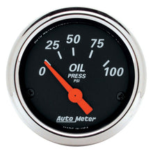 Autometer Designer Black 2 1/16in 100 PSI Electronic Oil Pressure Gauge Universal | 1426 - JDMusclePressure Gaugesatm1426