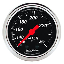Autometer Designer Black 2 1/16in 120 - 240 Deg F Mechanical Water Temperature Gauge Universal | 1432 - JDMuscleTemperature Gaugesatm1432