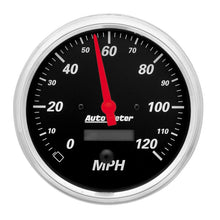 Autometer Designer Black 5in 120 MPH Electronic Programmable w/ LCD Speedometer Gauge Universal | 1489 - JDMuscleMulti Gaugesatm1489