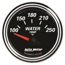 Autometer Designer Black II 52mm 250 Deg F Water Temperature Gauge Universal | 1238 - JDMuscleTemperature Gaugesatm1238