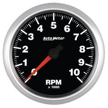 Autometer Elite Series 3 3/8in Tachometer Street Progressive Shift Light Gauge - Universal