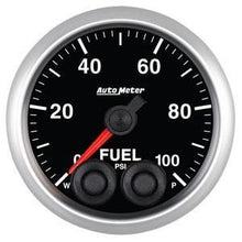Autometer Elite Series 52mm 0-100 PSI Fuel Pressure Peak & Warn w/ Electronic Control Gauge - Universal