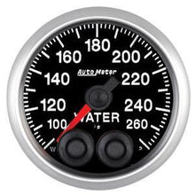 Autometer Elite Series 52mm 100-260 Degress F Water Temperature Peak and Warn Gauge w/ Electonic Control - Universal