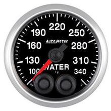 Autometer Elite Series 52mm 100-340 F Water Temperature Peak & Warn w/ Electronic Control Gauge - Universal