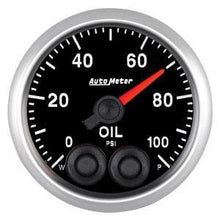 Autometer Elite Series 52mm Oil Pressure Peak and Warn Gauge w/ Electonic Control - Universal
