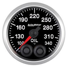 Autometer Elite Series 52mm Oil Temperature Peak & Warn w/ Electronic Control Gauge - Universal