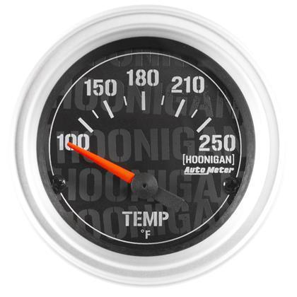 Autometer Hoonigan 52mm 100-200 Deg F Full Electronic Water Temp Gauge - Universal-4337-09000-4337-09000-Temperature Gauges-AutoMeter-JDMuscle