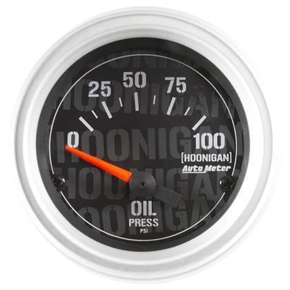 Autometer Hoonigan 52mm 100psi Full Electronic Oil Pressure Gauge - Universal-4327-09000-4327-09000-Pressure Gauges-AutoMeter-JDMuscle