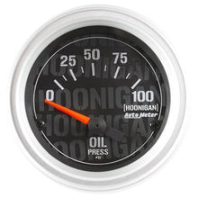 Autometer Hoonigan 52mm 100psi Full Electronic Oil Pressure Gauge - Universal