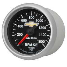 Autometer Performance Parts 52mm 0 - 1600 PSI Brake Pressure COPO Camaro Gauge Pack Universal | 880450 - JDMusclePressure Gaugesatm880450