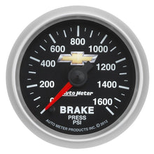 Autometer Performance Parts 52mm 0 - 1600 PSI Brake Pressure COPO Camaro Gauge Pack Universal | 880450 - JDMusclePressure Gaugesatm880450