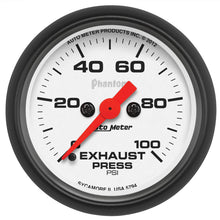 Autometer Phantom 2 1/16 100psi Digital Stepper Motor Exhaust Pressure Gauge Universal | 5794 - JDMusclePressure Gaugesatm5794
