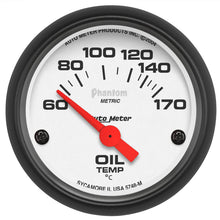 Autometer Phantom 2 - 1/16in 60 - 170 Deg F Electronic Oil Temperature Gauge Universal | 5748 - M - JDMuscleTemperature Gaugesatm5748-M