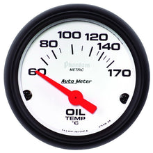 Autometer Phantom 2 - 1/16in 60 - 170 Deg F Electronic Oil Temperature Gauge Universal | 5748 - M - JDMuscleTemperature Gaugesatm5748-M