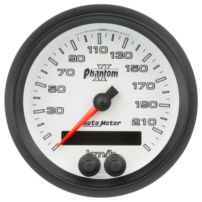 Autometer Phantom II 3 - 3/8in 0 - 225KM/H GPS Speedometer Gauge Universal | 7580 - M - JDMuscleMulti Gaugesatm7580-M