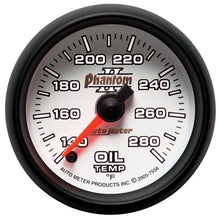 Autometer Phantom II 52mm Full Sweep Electronic 140 - 280 Deg F Oil Temperature Gauge Universal | 7556 - JDMuscleTemperature Gaugesatm7556