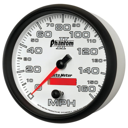 Autometer Phantom II 5in Electrical Programmable Speedometer 150MPH Universal | 7589 - JDMuscleMulti Gaugesatm7589