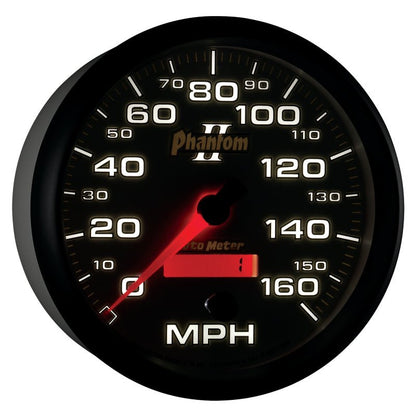 Autometer Phantom II 5in Electrical Programmable Speedometer 150MPH Universal | 7589 - JDMuscleMulti Gaugesatm7589