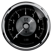 Autometer Prestige Series Black 3 - 3/8in 8000RPM Tachometer Gauge Universal | 2096 - JDMuscleTachometersatm2096
