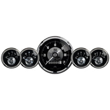 Autometer Prestige Series Black Diamond 3 - 3/8in Electric Speedometer 2 - 1/16in Elecrtric Oil Pressure Universal | 2003 - JDMusclePressure Gaugesatm2003