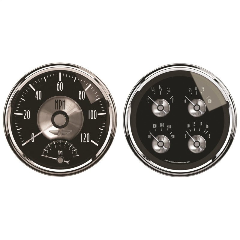 Autometer Prestige Series Black Diamond 5in Gauge Box Kit - Tachometer/Speedometer Combo / Oil Pressure Universal | 2005 - JDMuscleMulti Gaugesatm2005
