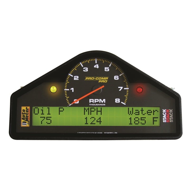 Autometer Pro - Comp Street Dash RPM/Speed/Oil Press & Temp/WaterTemp/Fuel Level/Battery Voltage Gauge Universal | 6001 - JDMuscleMulti Gaugesatm6001