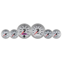 Autometer Pro - Cycle Gauge Kit 6 Pc. Kit 3 3/8in & 2 1/16in Bagger White Universal | 19701 - JDMuscleMulti Gaugesatm19701