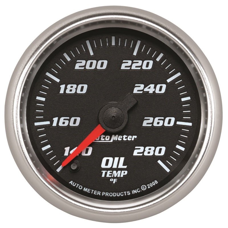Autometer Pro - Cycle Gauge Oil Temp 2 1/16in 140 - 280f Digital Stepper Motor Universal | 19640 - JDMuscleTemperature Gaugesatm19640