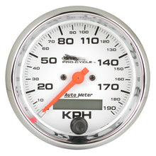 Autometer Pro - Cycle Gauge Speedometer 3 3/4in 120 Mph Electric White Universal | 19351 - JDMuscleMulti Gaugesatm19351