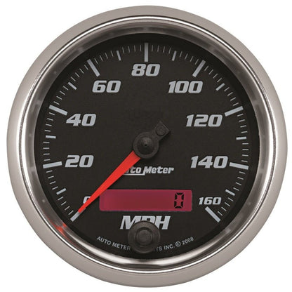 Autometer Pro - Cycle Gauge Speedometer 3 3/8in 160Mph Electric Programmable Black Universal | 19689 - JDMuscleMulti Gaugesatm19689
