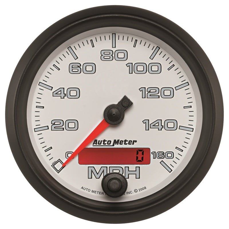 Autometer Pro - Cycle Gauge Speedometer 3 3/8in 160Mph Electric Programmable White Universal | 19589 - JDMuscleMulti Gaugesatm19589