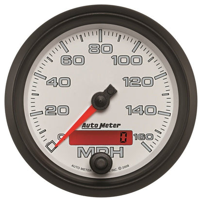 Autometer Pro - Cycle Gauge Speedometer 3 3/8in 160Mph Electric Programmable White Universal | 19589 - JDMuscleMulti Gaugesatm19589