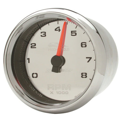 Autometer Pro - Cycle Gauge Tachometer 2 - 5/8in 8K Rpm 2&4 Cylinder Chrome Universal | 19308 - JDMuscleTachometersatm19308