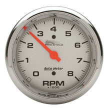 Autometer Pro - Cycle Gauge Tachometer 3 3/4in 8K Rpm 2&4 Cylinder Silver Universal | 19302 - JDMuscleTachometersatm19302