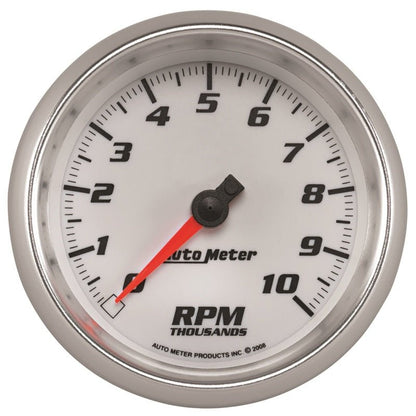 Autometer Pro - Cycle Gauge Tachometer 3 3/8in 10K Rpm White Universal | 19798 - JDMuscleTachometersatm19798