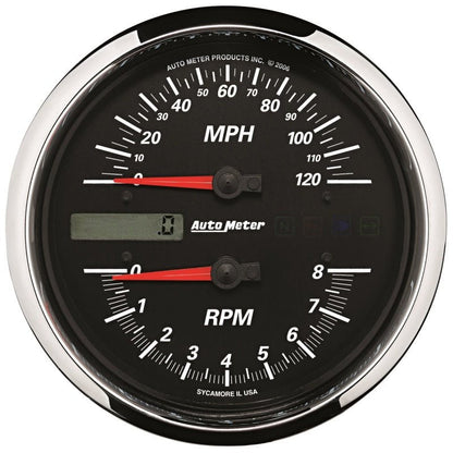 Autometer Pro - Cycle Gauge Tachometer/Speedometer 4 1/2in 8K Rpm/120 Mph Black Universal | 19466 - JDMuscleMulti Gaugesatm19466