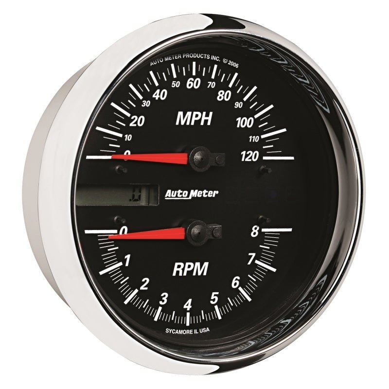 Autometer Pro - Cycle Gauge Tachometer/Speedometer 4 1/2in 8K Rpm/120 Mph Black Universal | 19466 - JDMuscleMulti Gaugesatm19466