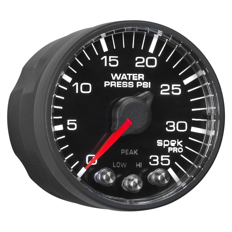 Autometer Spek - Pro 52.4mm 0 - 35 PSI Digital Stepper Motor Water Pressue Gauge Universal | P343328 - JDMusclePressure GaugesatmP343328